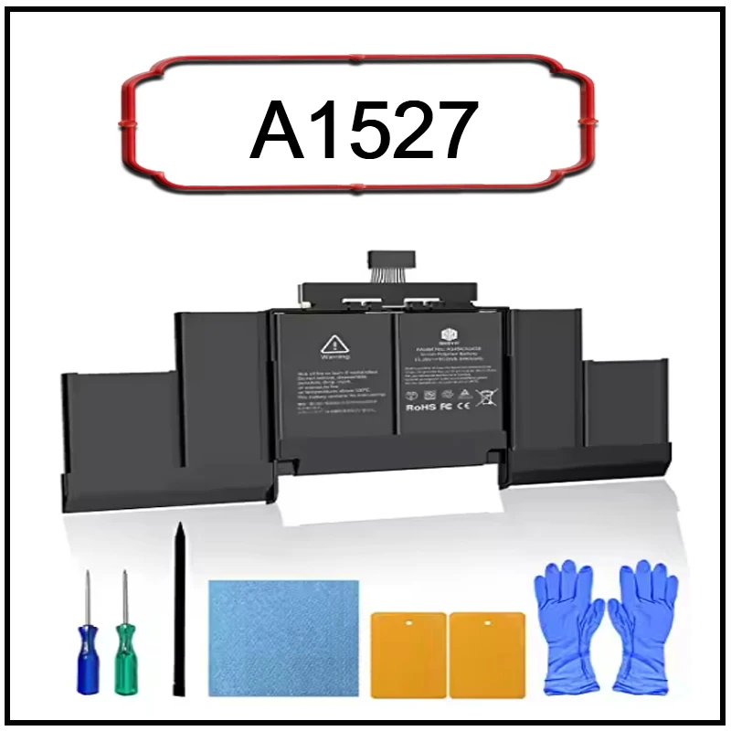A1527 A1705  MacBook Laptop Battery for Apple MacBook 12 Inch Retina A1534 (Early 2015, Early 2016, Mid 2017) MF855 MJY32 MK4M2