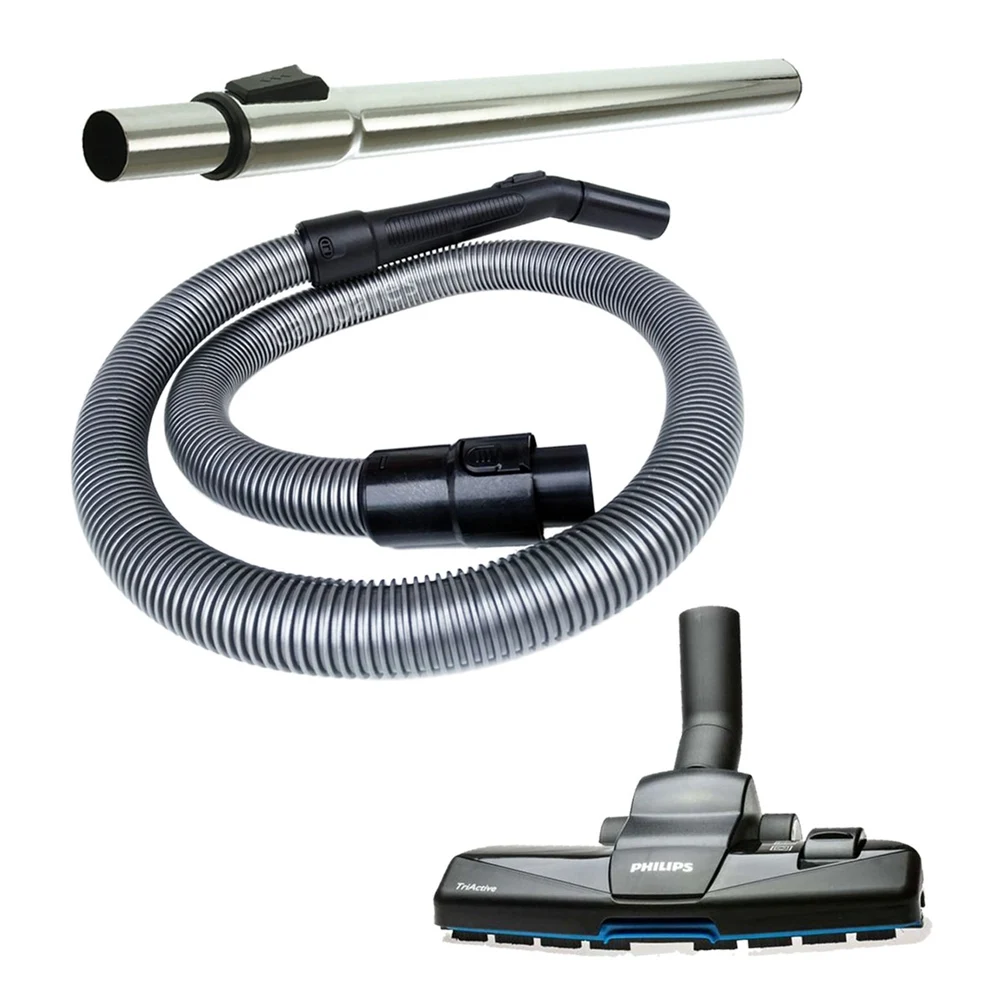 Compatible for Philips FC 8475 8477 9323 9542 PowerPro Cleaner Telescopic Pipe Compact Suction Hose Set