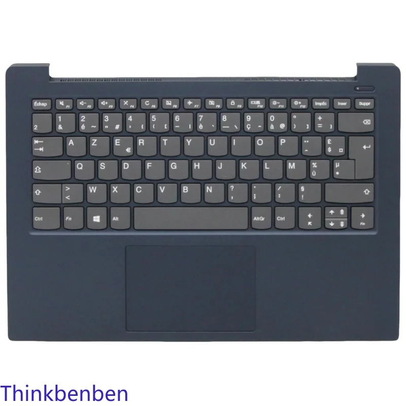 

FR French Blue Keyboard Upper Case Palmrest Shell Cover For Lenovo Ideapad S340 14 14IWL 14API 14IIL 14IML 5CB0S18479