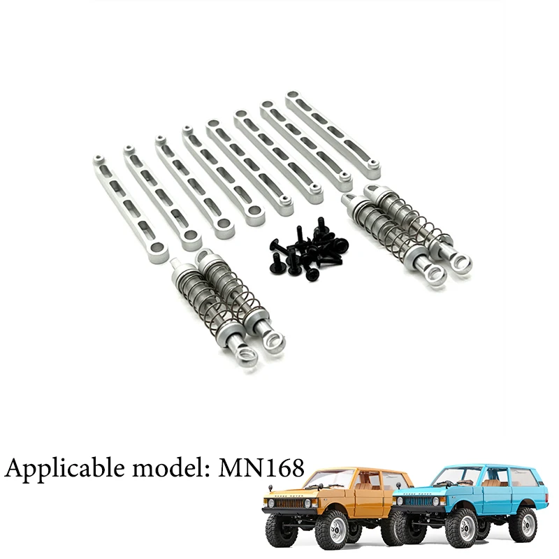 MN 1/12 MN168 RC 자동차 부품 개조 액세서리 금속 도어 브리지 금속 브리지 드라이브 샤프트 커플링 타이어