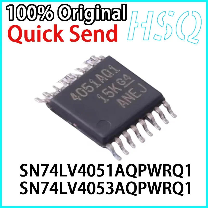 5PCS SN74LV4051AQPWRQ1 Silk Screen 4051AQ1 SN74LV4053AQPWRQ1 4053AQ1 TSSOP16 Analog Multiplexer