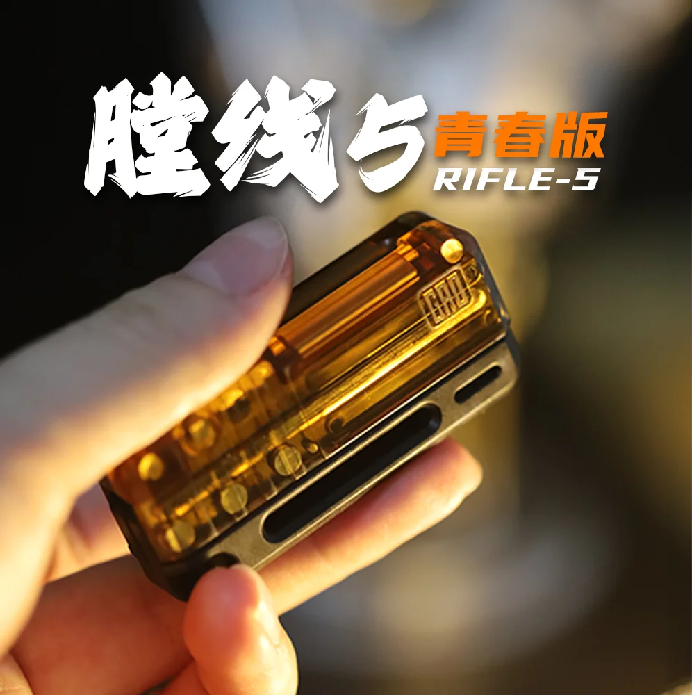 EDC GAO PEI Push slider Stainless Steel PC Push Slider Mechanical Intensive EDC Decompression Tools