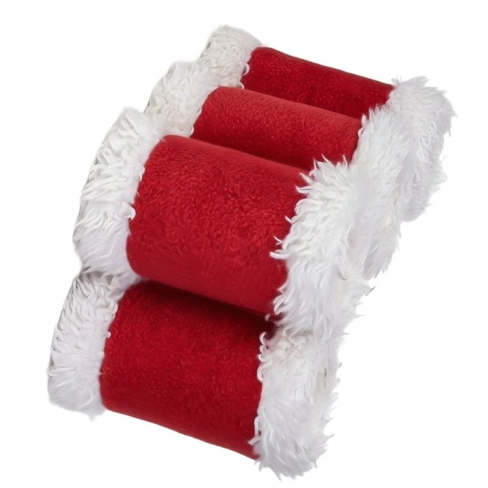 For Christmas Parades for Red Christmas Horse Leg Wraps Festive Horse Boots Easy To Put On Does Not Restrict Movement