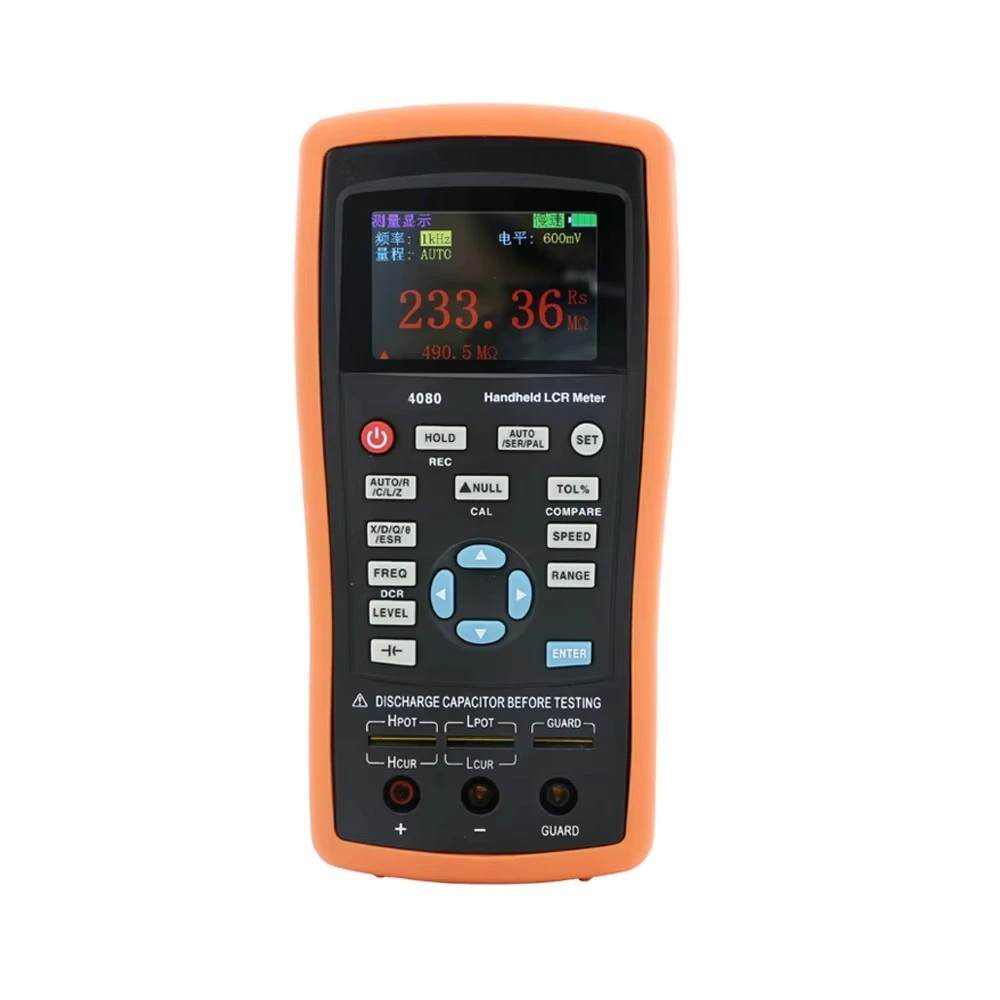 4080 RuoShui 100KHz Inductance, L, Capacitance, C, Resistance, R. Handheld LCR Bridge  LCR Meter