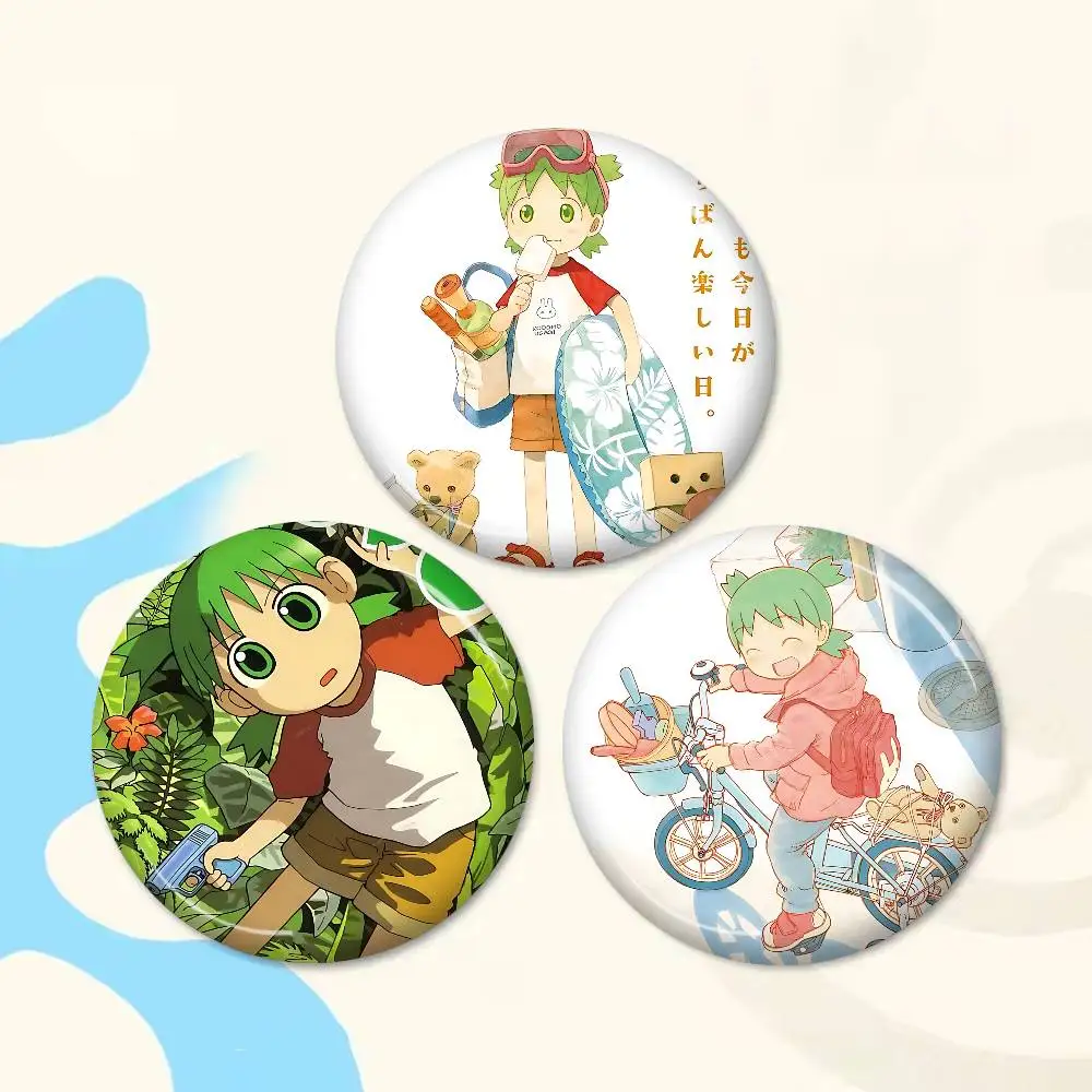 Anime Y-Yotsuba Sweets Tinplate Soft Button Pin Brooch Metal Badge Custom Jewelry Accessories Hat Bag Lapel