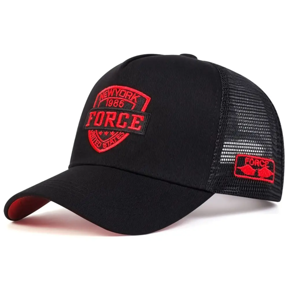 عارضة شبكة الغزل قبعة بيسبول تنفس التطريز قبعة الشمس في الهواء الطلق الهيب هوب قناع للرجال والنساء #1