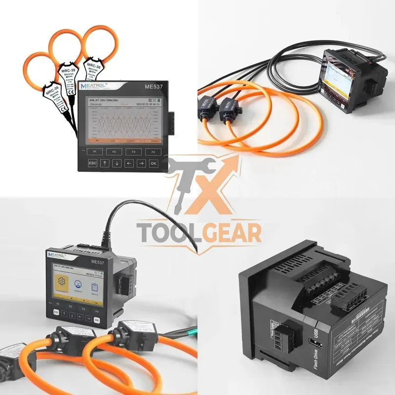 2026hotsale* ME537 Digital Display Energy Quality Modbus TCP Three Phase Panel Multi Function Electric Power Meter