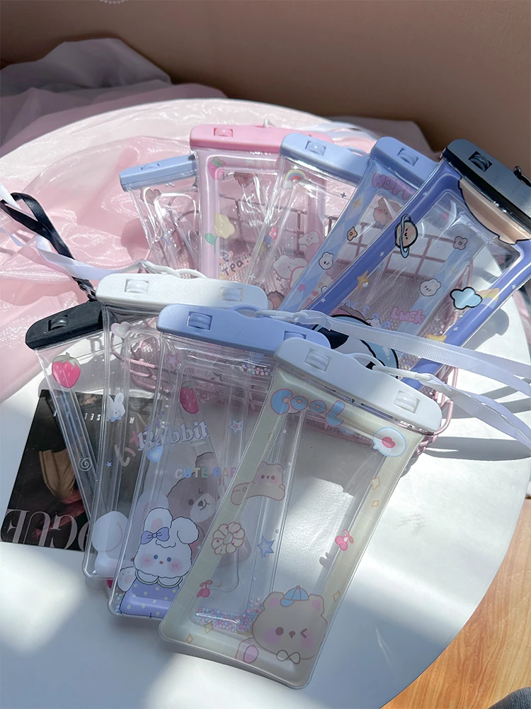 bolsa-de-telefone-a-prova-d'Agua-com-tela-sensivel-ao-toque-de-alta-definicao-estilo-cartoon-para-natacao-e-imersao-em-Aguas-termais-unissex