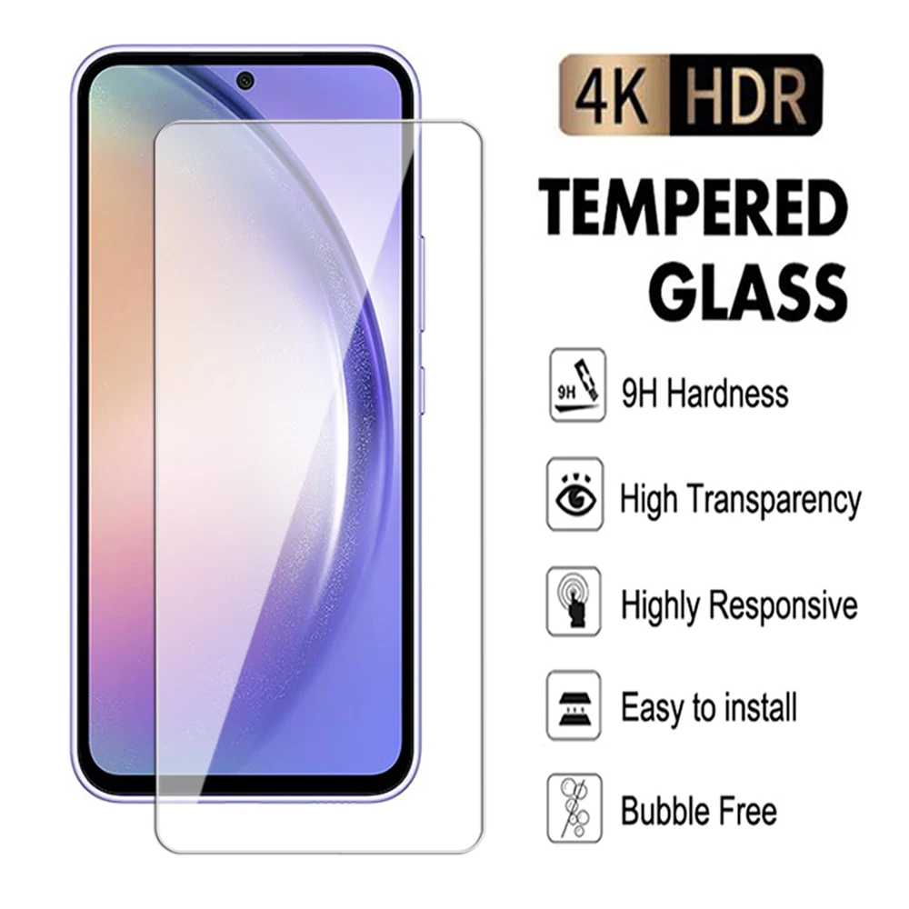 Tempered glass For Samsung Galaxy A71 A72 A73 A41 A42 A51 A52 A53 A54 A55 Scren Protector For Samsung S10E Note 10 Lite Film 9H