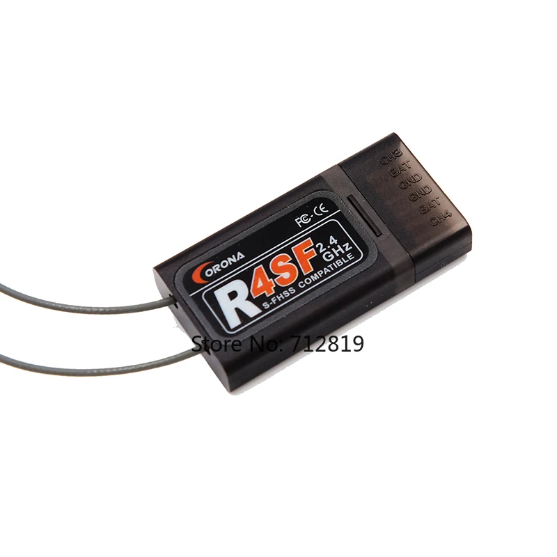 Corona 2.4GHz R4SF R6SF R8SF C4SF-HV S-FHSS/FHSS Compatible Receiver for FUTABA S-FHSS T6 14SG