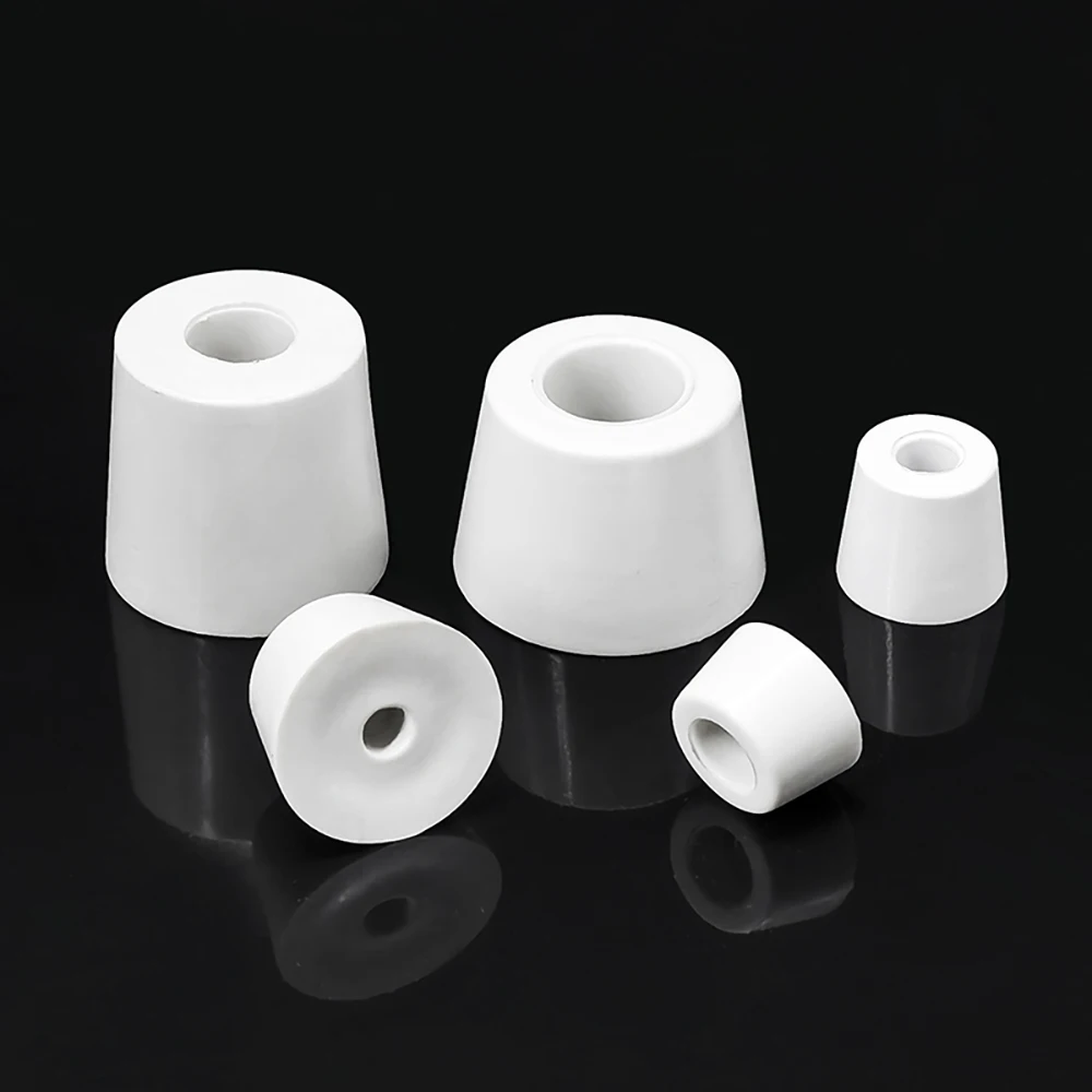 1-100Pcs White Rubber Feet Non-slip Furniture Foot Pad Table Leg Cabinet Bottom Pad for Table Chair Leg Foot Protector Cover image 3