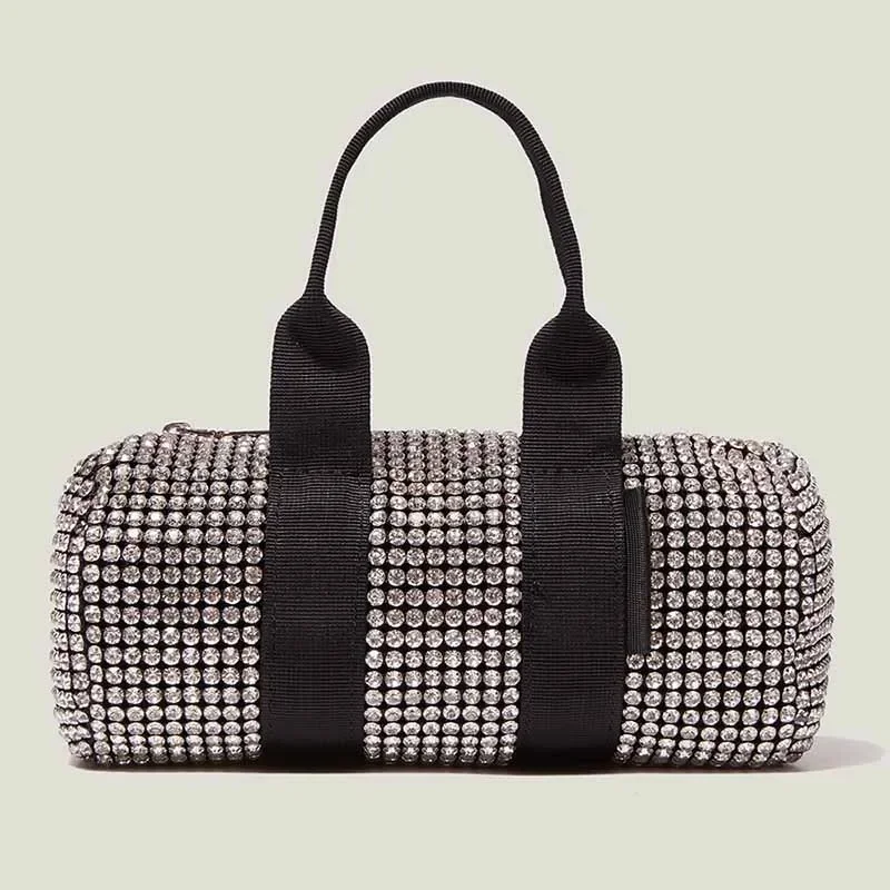 Dinner Party Fashion Crystal Clutch Designer Bag Compact Rhinestone Evening Clutch Bags Casual Daily Handbag Crystal Bag