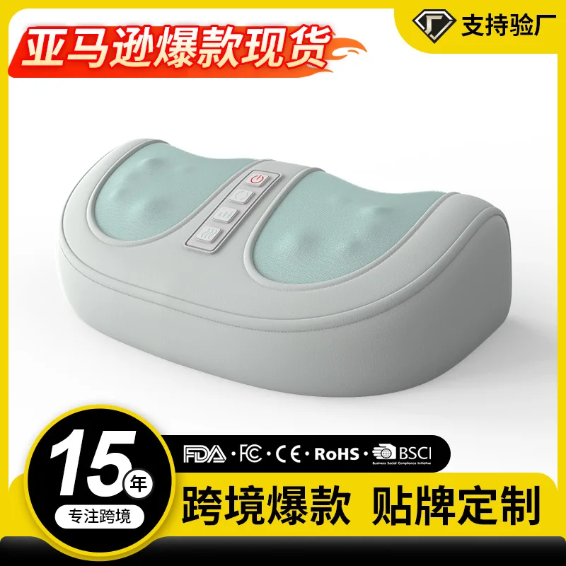 

Cross-border customized foot massage machine kneading press calf sole hot compress leg