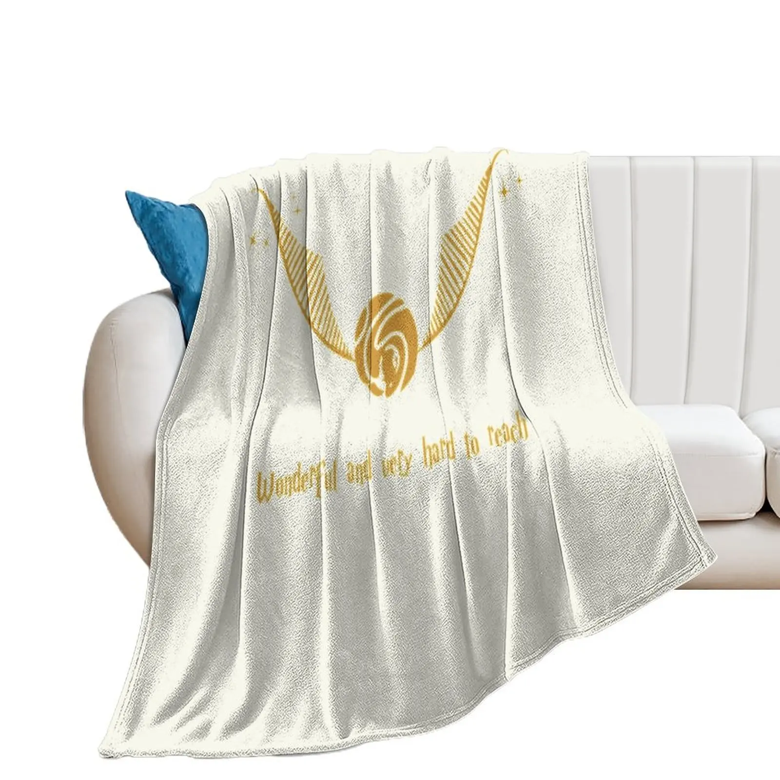 

Golden snitch, wonderful and elusive Throw Blanket Blankets For Bed Thermal Sleeping Bag Decorative Sofa Blankets
