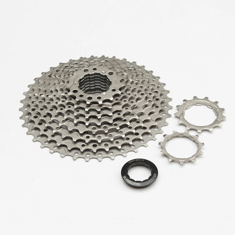 SUNSHINE MTB Bike Freewheel 11-40/42T Bicycle Flywheel Steel 10 Speed Cassette Freewheel