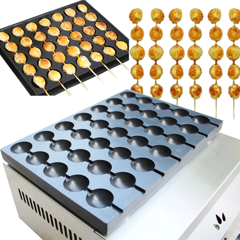 Commercial Gas egg waffle machine takoyaki maker fish grill takoyaki waffle maker ball takoyaki grill