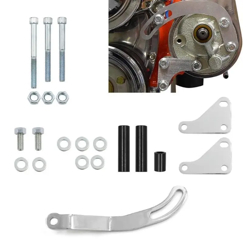 

E7CA Монтажный кронштейн насоса гидроусилителя руля LWP SWP для двигателей SBC 350, аксессуары для авторемонта, инструменты