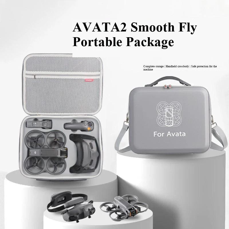 

Портативная сумка для хранения дрона DJI Avata 2, жесткий чехол для переноски, водонепроницаемый защитный чехол от царапин, аксессуары