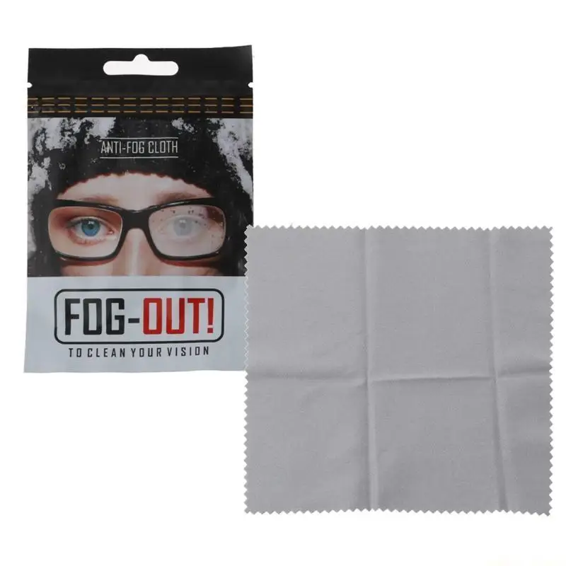 31BF Practical Anti-fog Glasses Cleaner Microfiber Glasses Cleaning Cloth for Lens Phone Screen Cleaning Eyewear Wipes