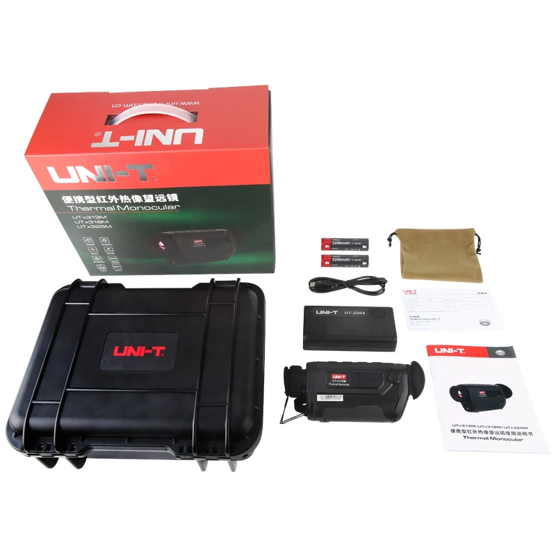 UNI-T الذكية واي فاي تلسكوب التصوير الحراري UTx318M/ المدى المحتملي مؤشر الليزر بقعة ساخنة تتبع البوصلة الإلكترونية