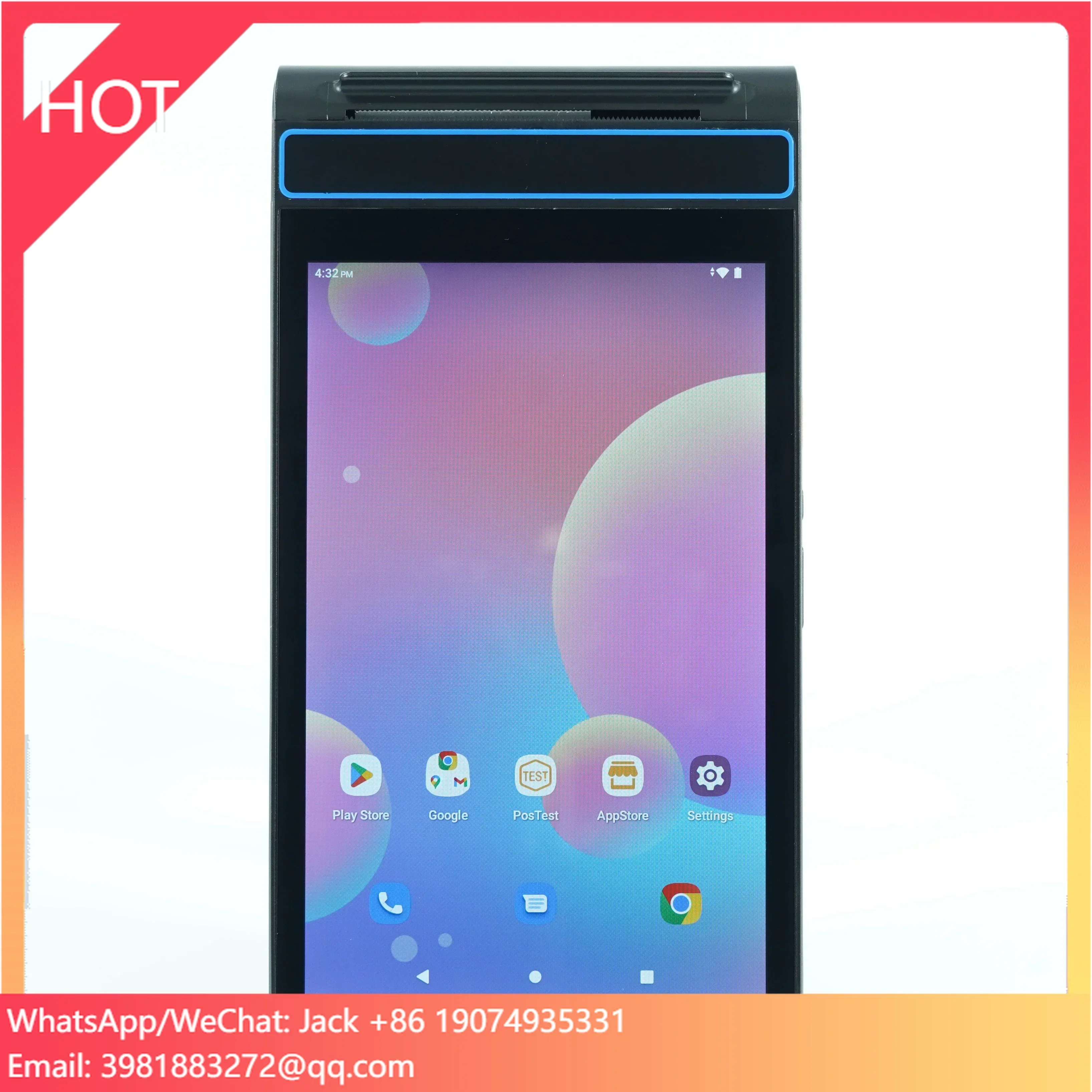 

Goodcom 8 Inch Screen Desktop Pos Printer 58mm Thermal Printing For Multiple App Gloriafood GcAnyOrder