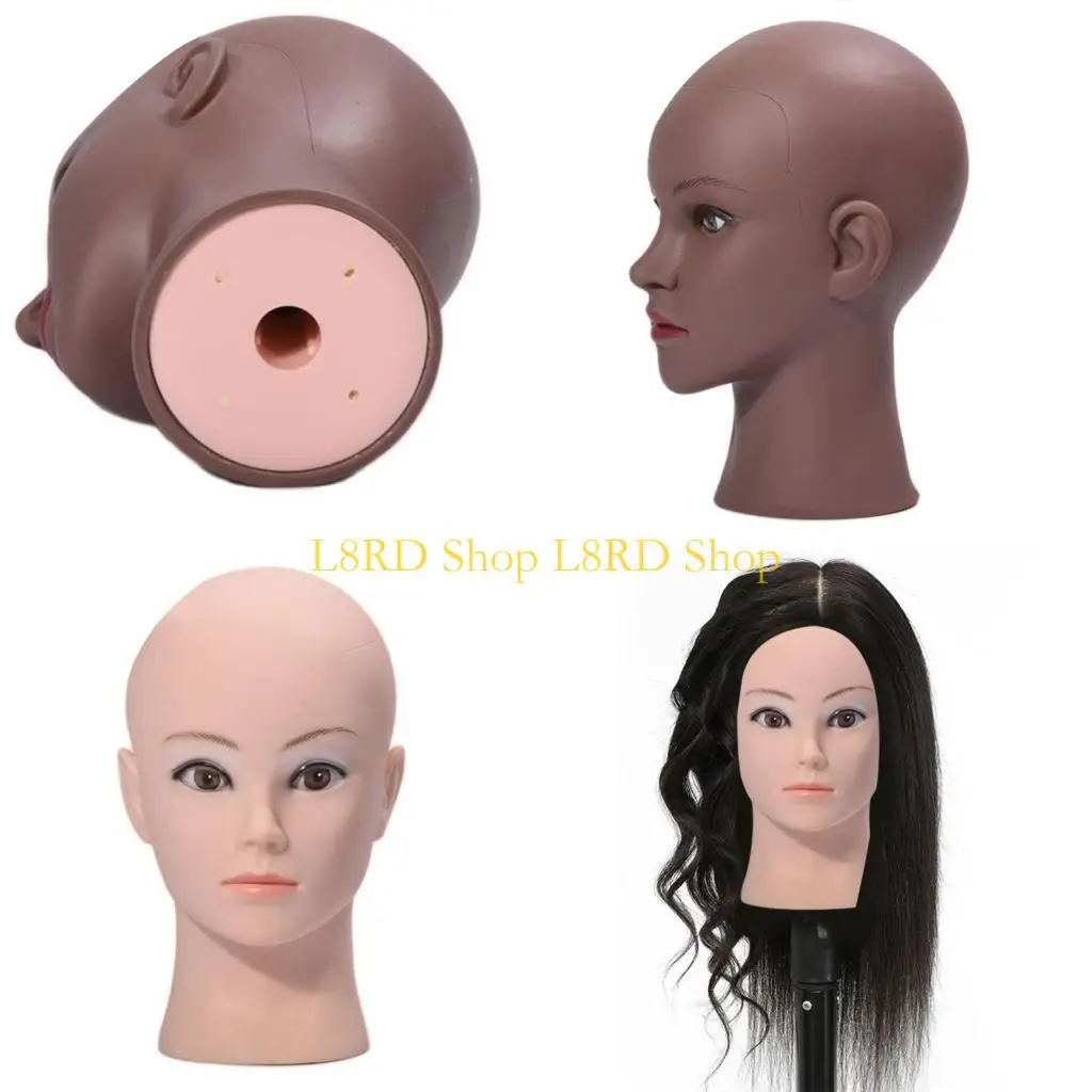 

L8RD Cosmetology Mannequin Голова лысый манекен голова для париков.