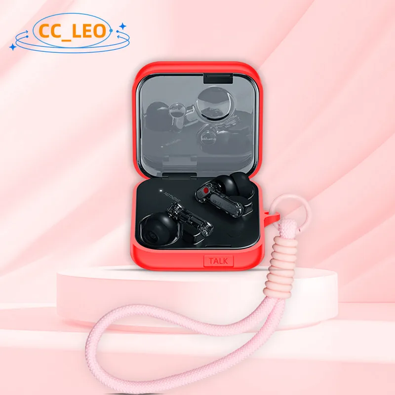 Case for Nothing Ear (3) 2025 Cute Lanyard Pendant Silicone Clear Soft Case Suitable for Nothing Ear (3) 2025 Protective Sleeve - Image 5