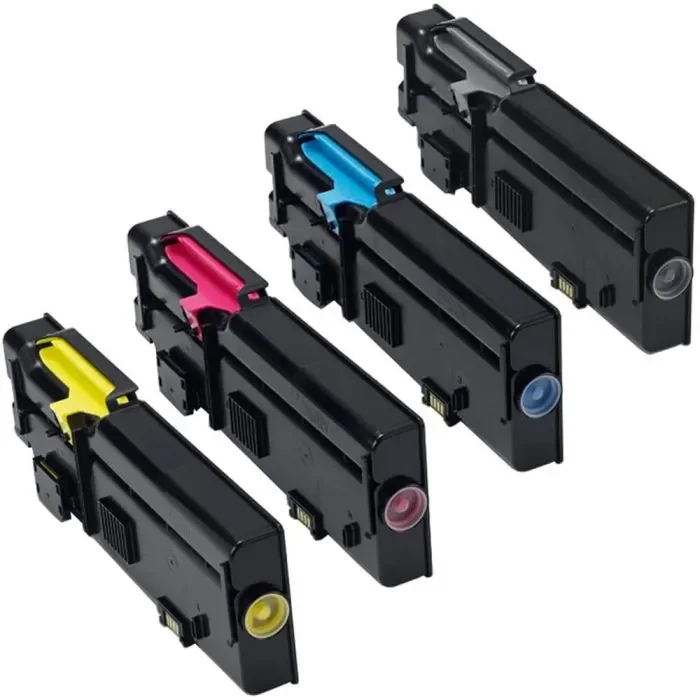 Cartouches de toner compatibles avec Dell C2660DN C2600Series C2665DNF C2665DN C2660 C2665 593BBBU 593BBBT 593BBBS 593BBBR