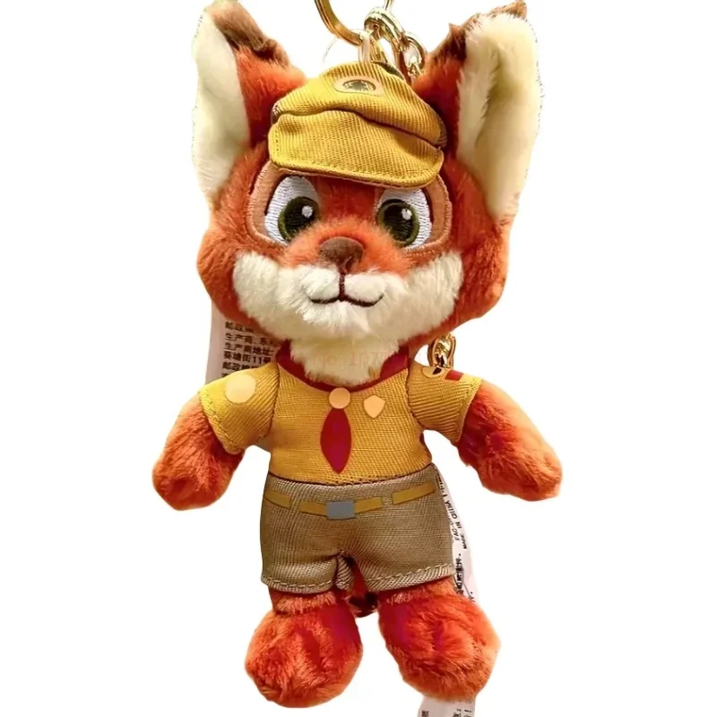 Disney Zootopia Nick Fox Plush Dolls Keychain Bags Cartoon Animals Stuffed Doll Pendant Ornaments Cute Brithday Xmas Gift Toys