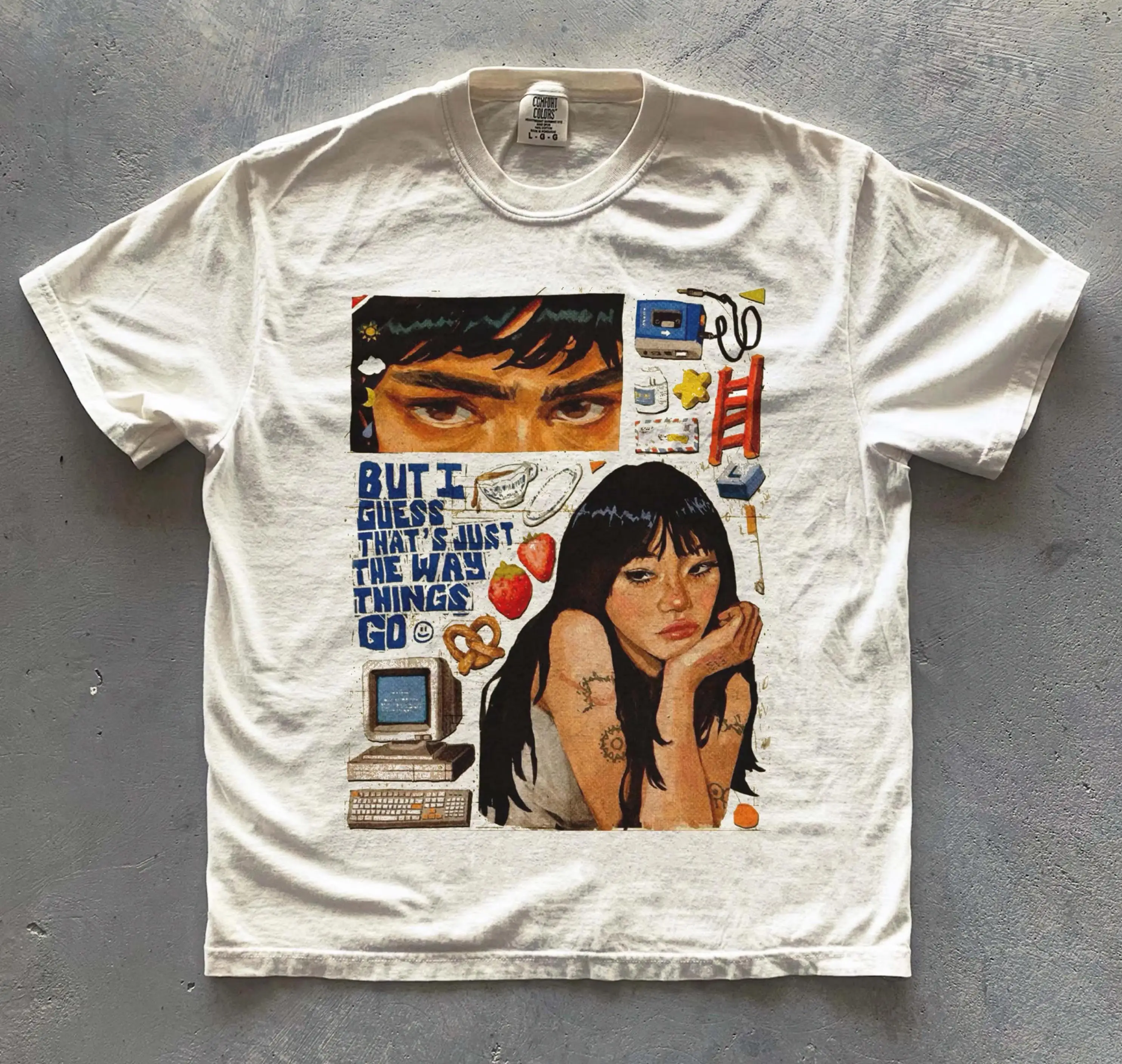 Beabadoobee Inspired Graphic Tee Retro Aesthetic Music Shirt Indie Fan Art T-Shirt 90s Vintage Style Men Women 2026 Summer Top
