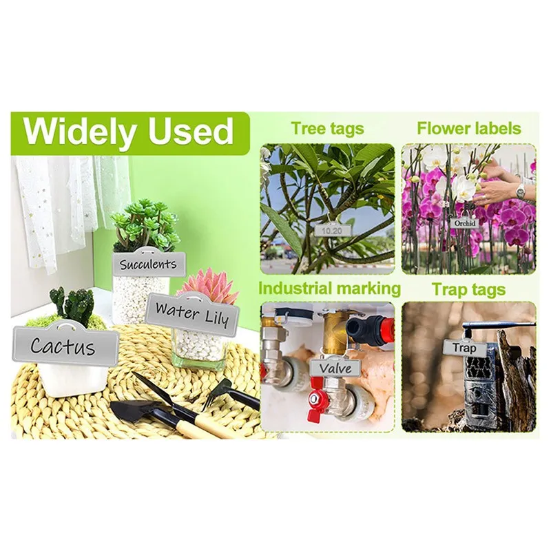 Fresh Garden Aluminum Markers Plant Labels Outdoor Plant Markers Aluminum Labels Gardening Metal Signs