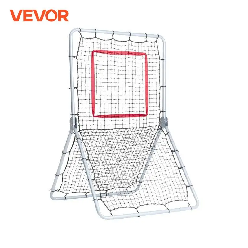 VEVOR Baseball And Softball Rebounder Net 3.5 x 6 ft PitchBack Baseball Pitching Nest Softball Pitchback Net Fielding Trainer