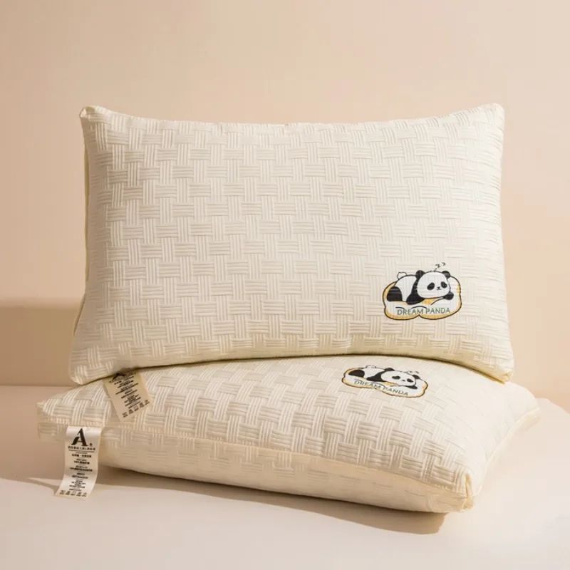 New Waffle Soybean Pillow Core Adult Neck Pillow Non-collapse Household Student Dormitory Pillow