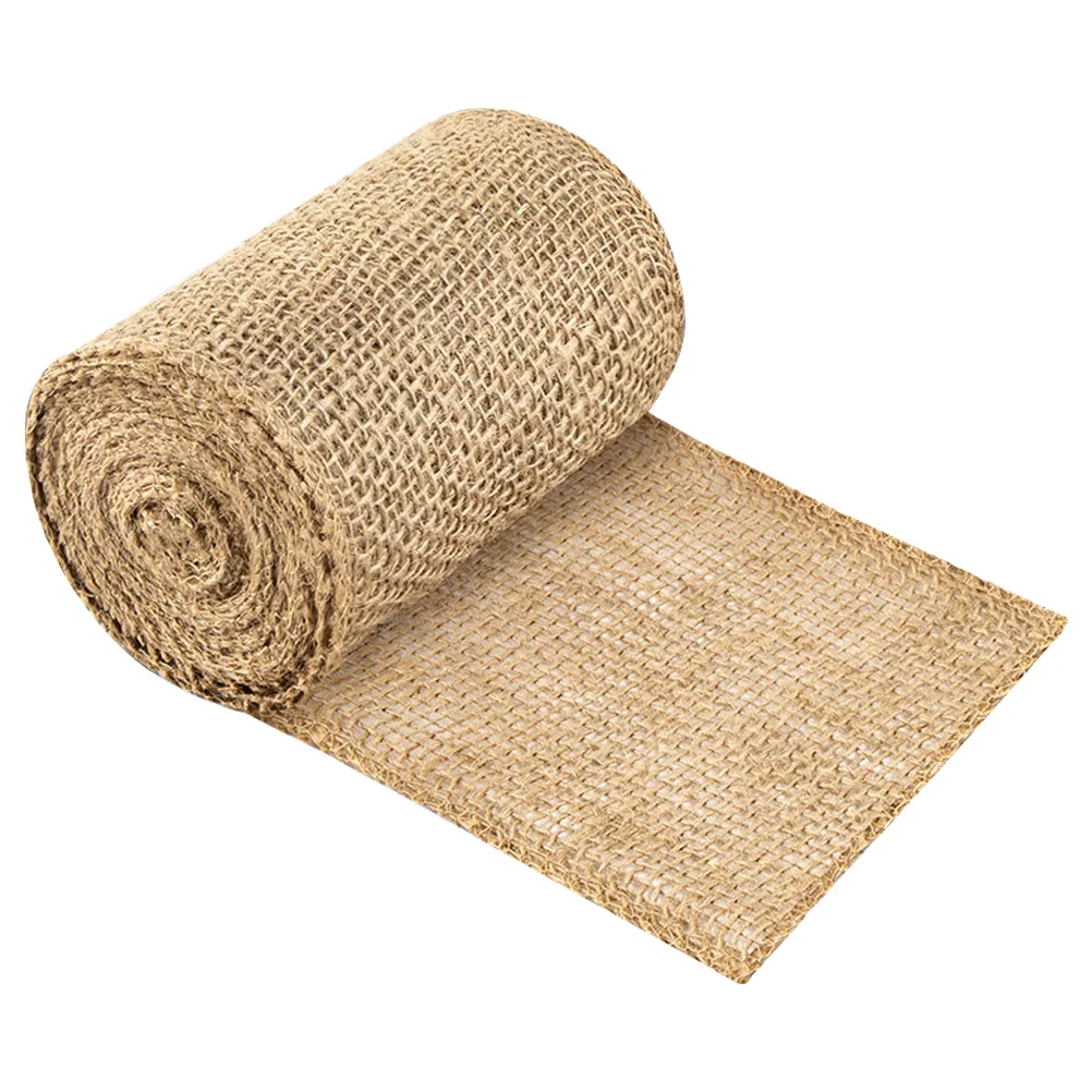 

20Cm X 5M Reusable Tree Wrap - Natural Burlap Trunk Cover for Winter Plant Frost Protection and Damaged Bark Recovery
