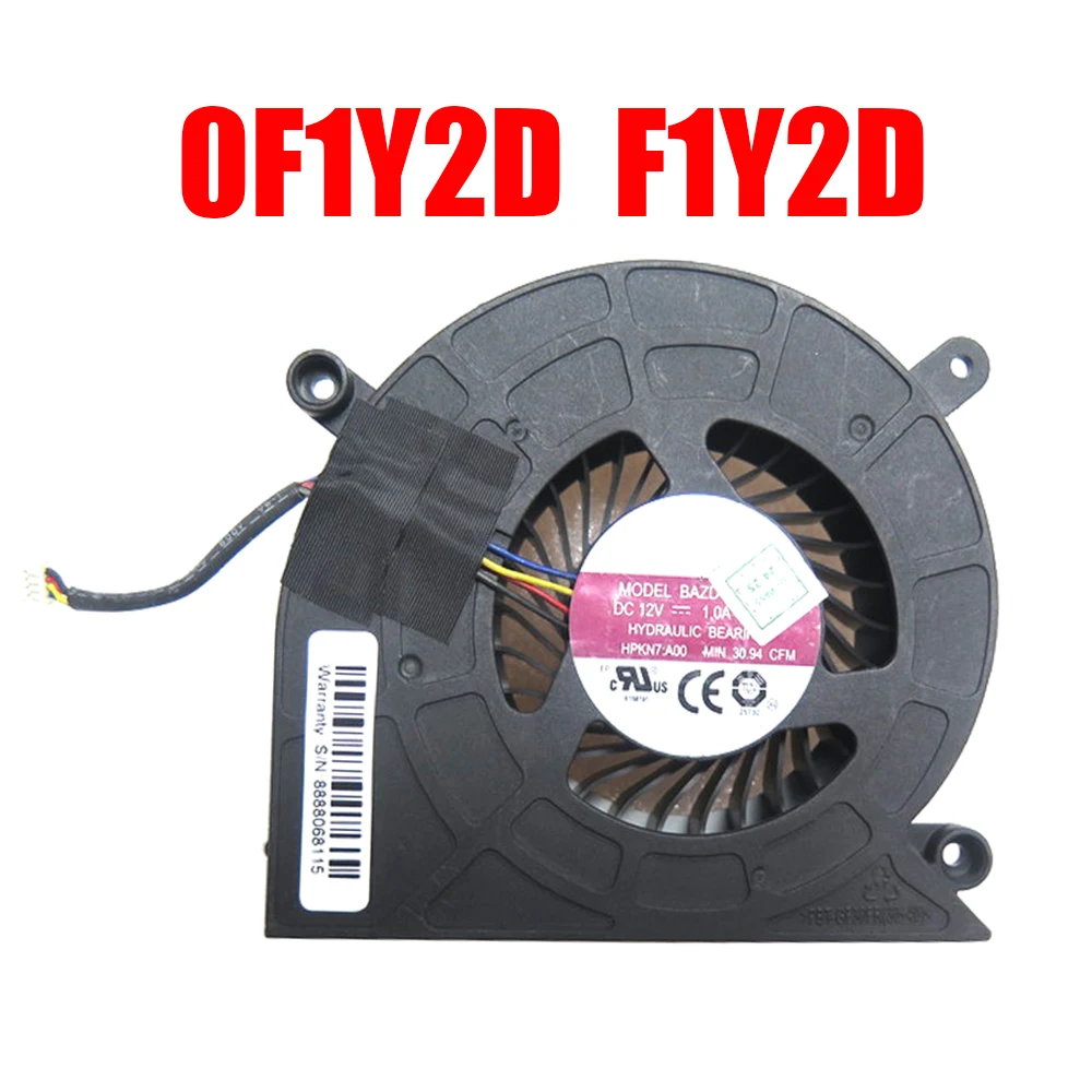 

0F1Y2D F1Y2D Вентилятор для DELL OptiPlex 7410 35 Вт 7410 65 Вт для OptiPlex Plus 7410 BAZD1125R2UP016 DA0B2512HHS4B01F12 DC12V 1.0A Ne