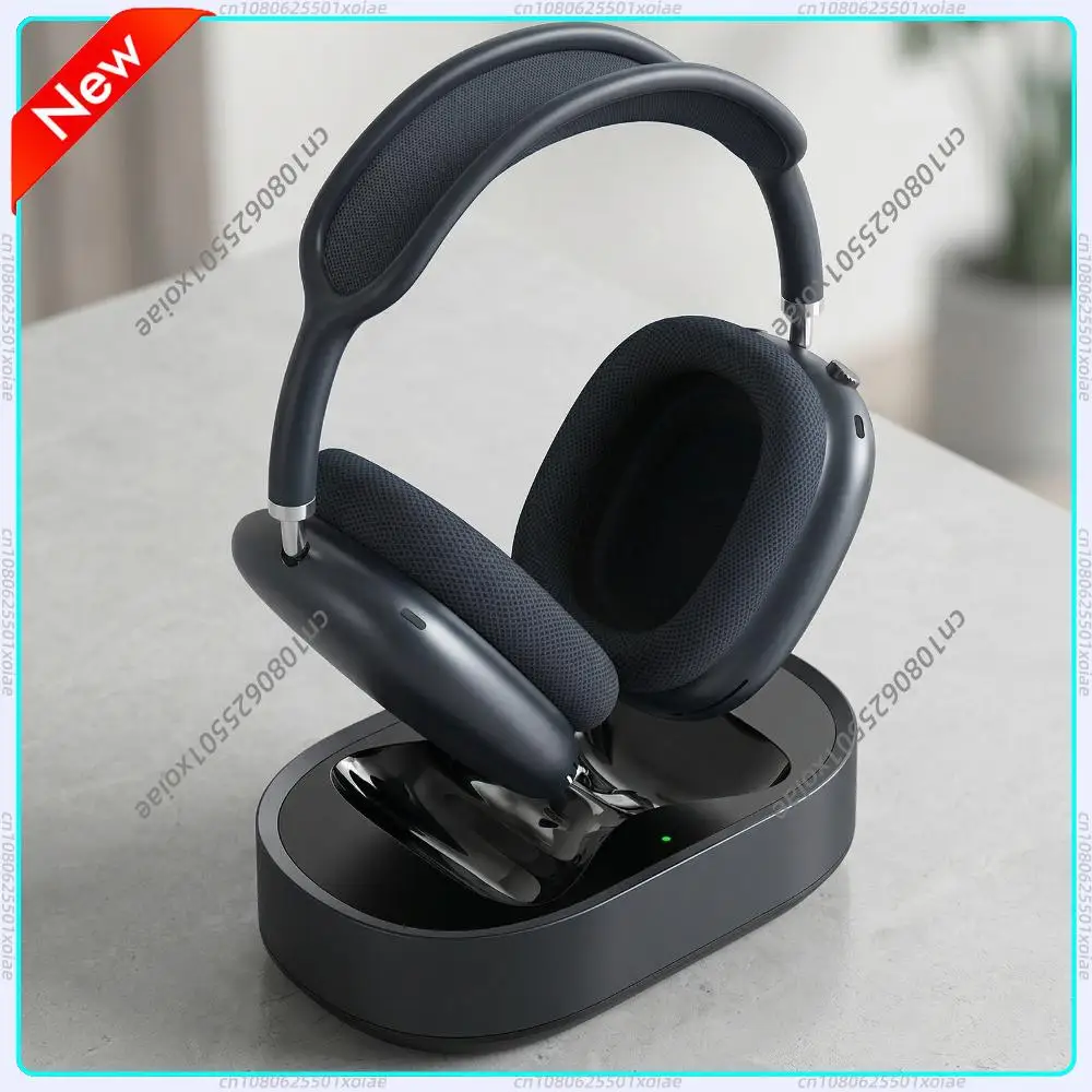 Headphone Charging Station Fit for AirPods Max Headphones Accessories Charging Base USB-C with Dual Connectors Anti-Scratch