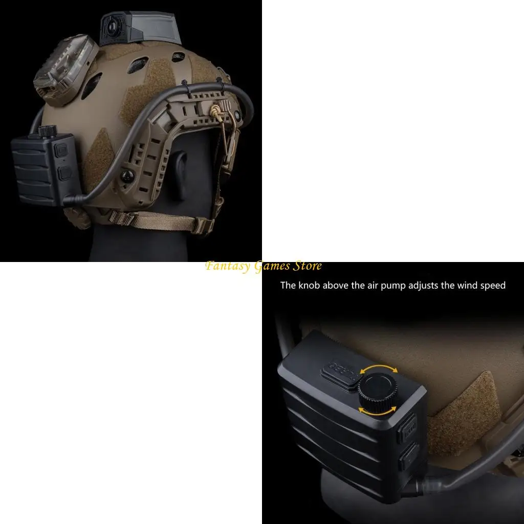 

R66E Portables Goggles Defogger Regulable Wind Speed Defogging Fan Polarized Goggles During Outdoor Activity