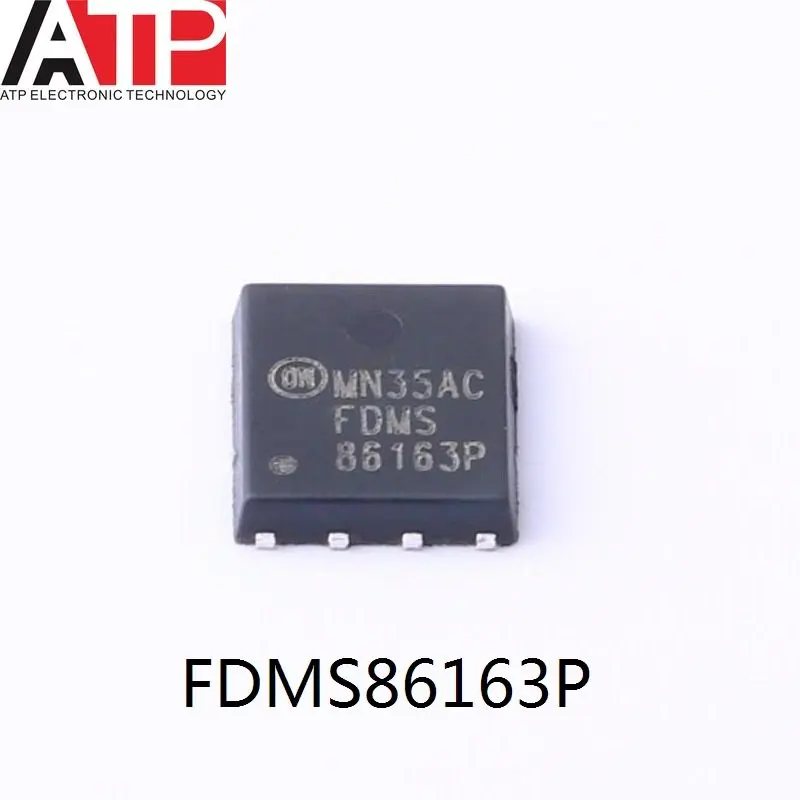 (10piece) New Original FDMS86163P FDMS 86163P PQFN-8 MOSFET Transistors P-CH 100V 7.9A/50A 8PQFN