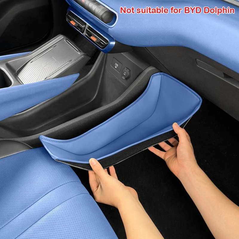 

Для BYD Seagull Dolphin Mini Surf Center Control нижняя накладка для хранения задняя нижняя кожаная защитная накладка коврик для хранения в салоне автомобиля