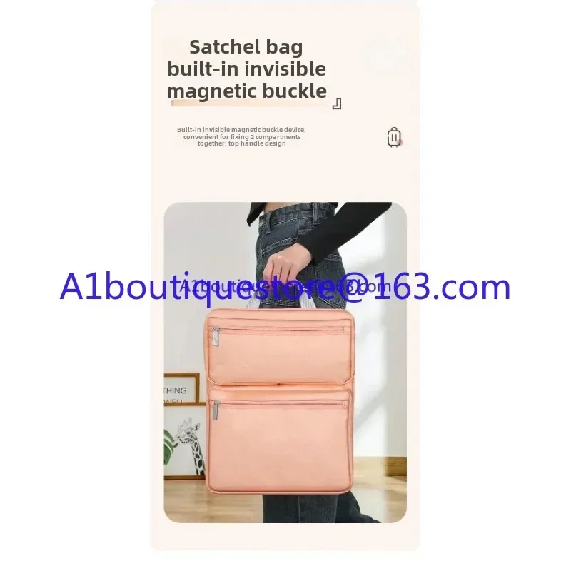 Suitable for 20-inch suitcases, additional bags, large-capacity boarding case hanging bags, foldable external strap storage bags