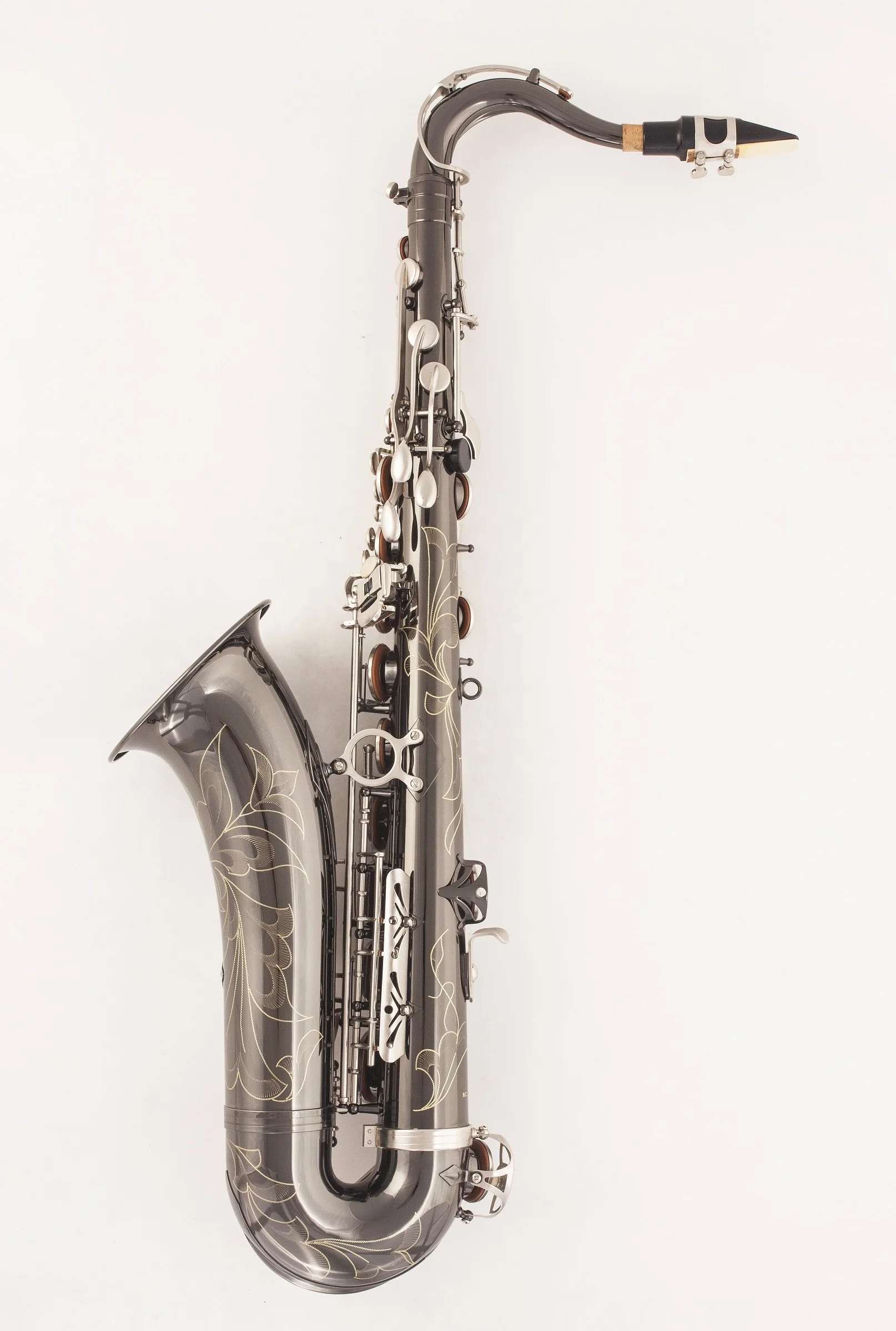 Chinese Good quality black color cheap tenor saxophone OEM