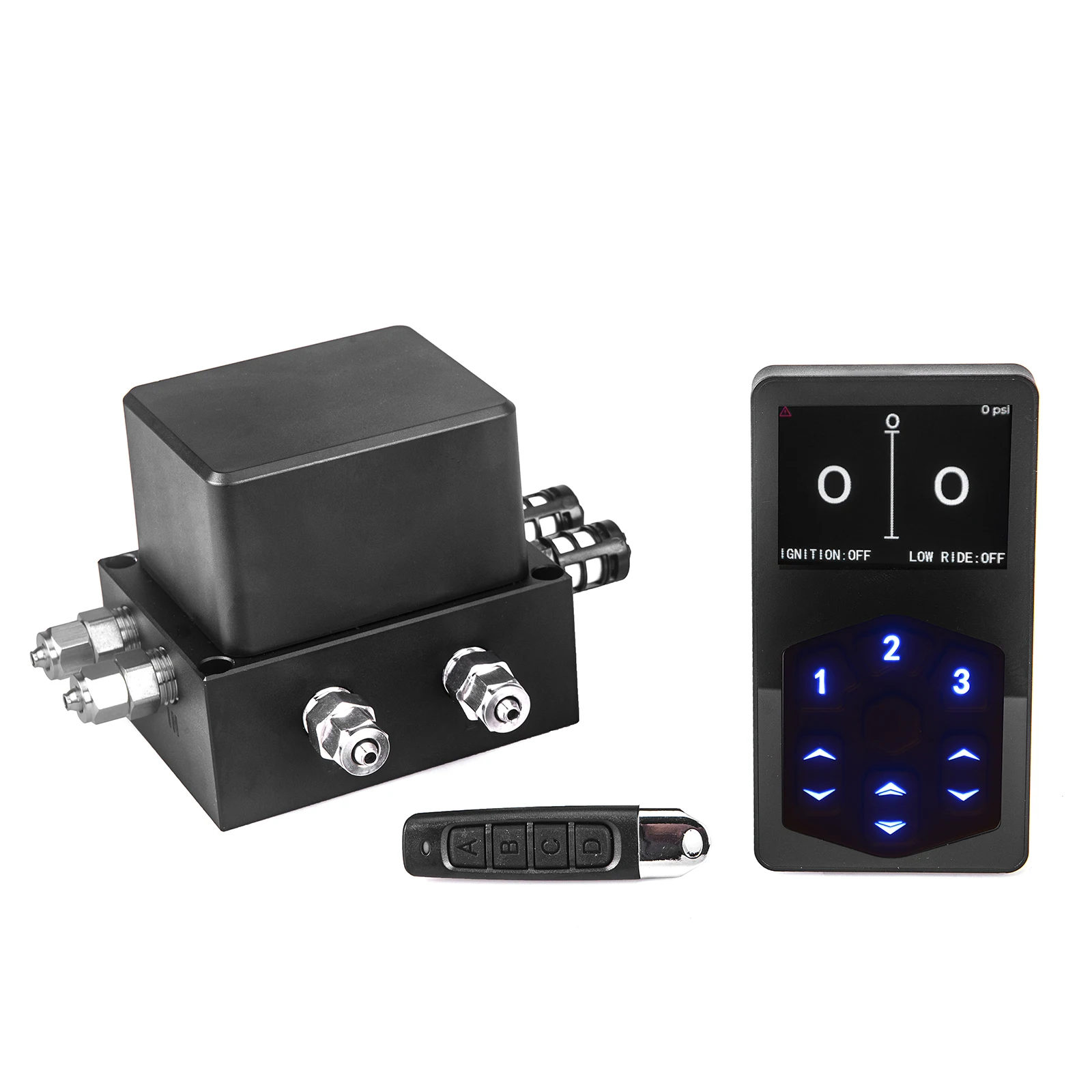 

Two Way Simple Version Air Suspension Management System 3-segment Memory Air Ride Suspension for Truck Car Motorcycle