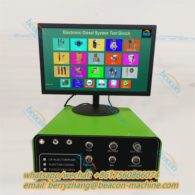Auto Vehicle Repair Machine BEI-E Common Rail diesel Tester Simulator Injector Pump test System with Flow Control Box