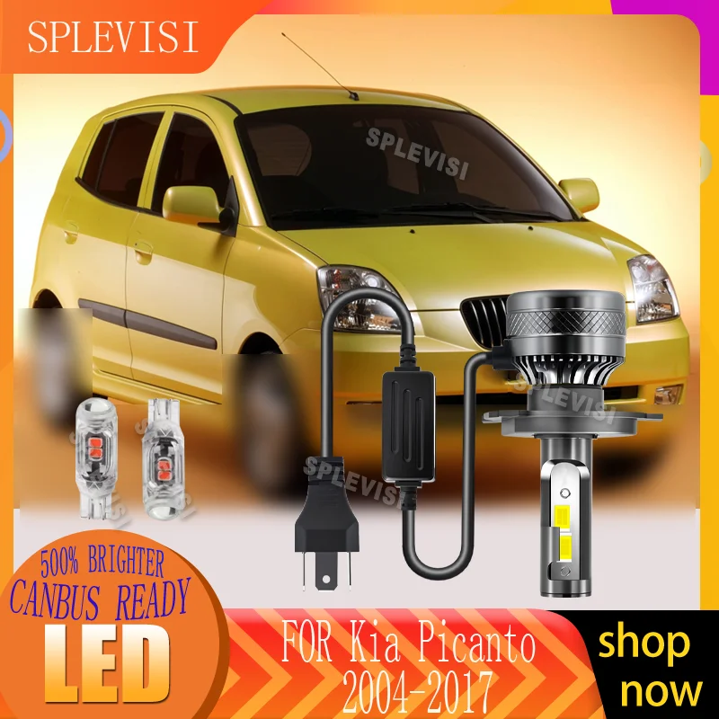 

easy installation process get full brightness immediately LED Bulb For Kia Picanto 2004 2005 2006 2007 2008 2009 2010 2011-2017