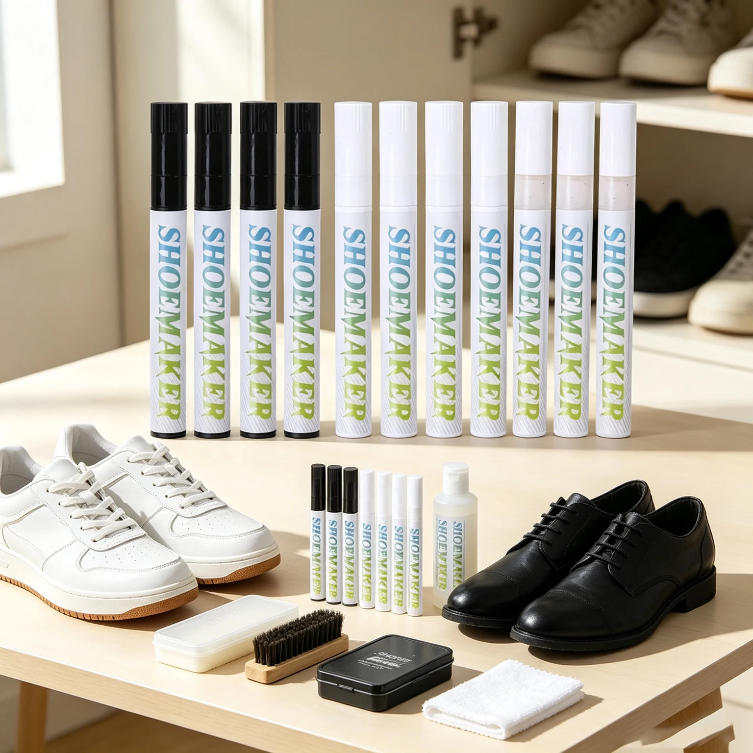1-10Pcs White Shoe Whitening Repair Pen, Anti-Oxidation Sneaker Stain Remover Marker for Yellow Edge De-Yellowing Shoe Cleaning
