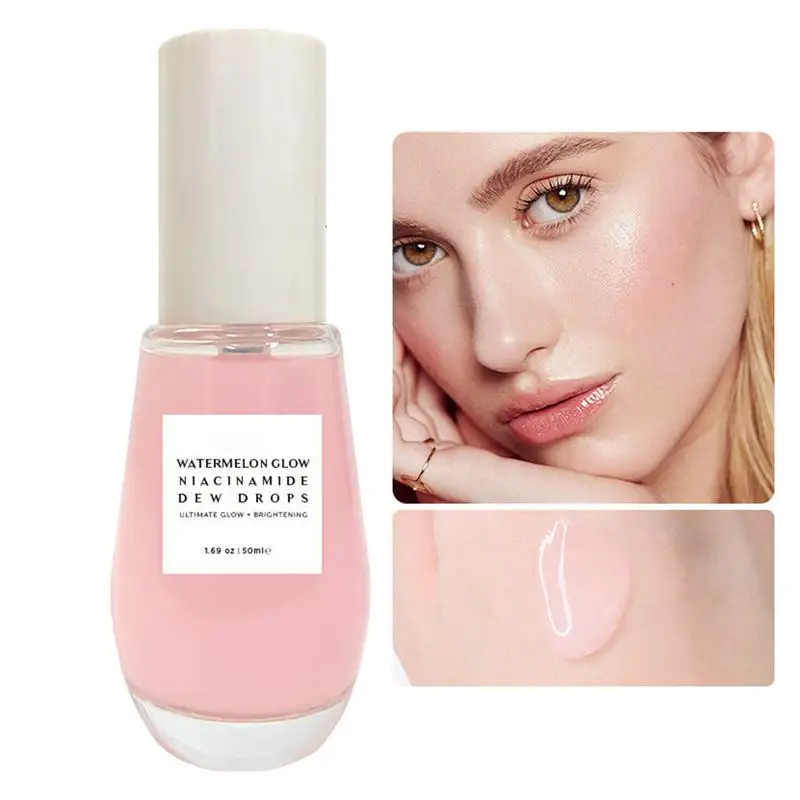 

Facial Moisturizing Essence 50ml Brightening Face Skin Watermelon Essence Skin Brightening Products for Home Traveling Dormitory