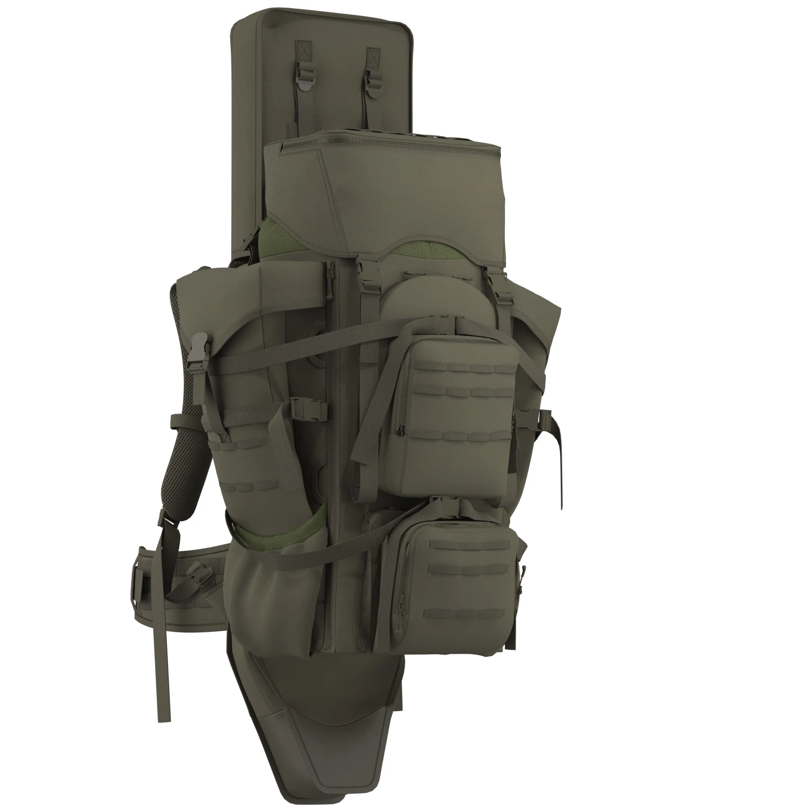 

Военный охотничий рюкзак со съемной системой переноски винтовки — рюкзак 77 л с алюминиевой внешней рамой для кемпинга, охоты