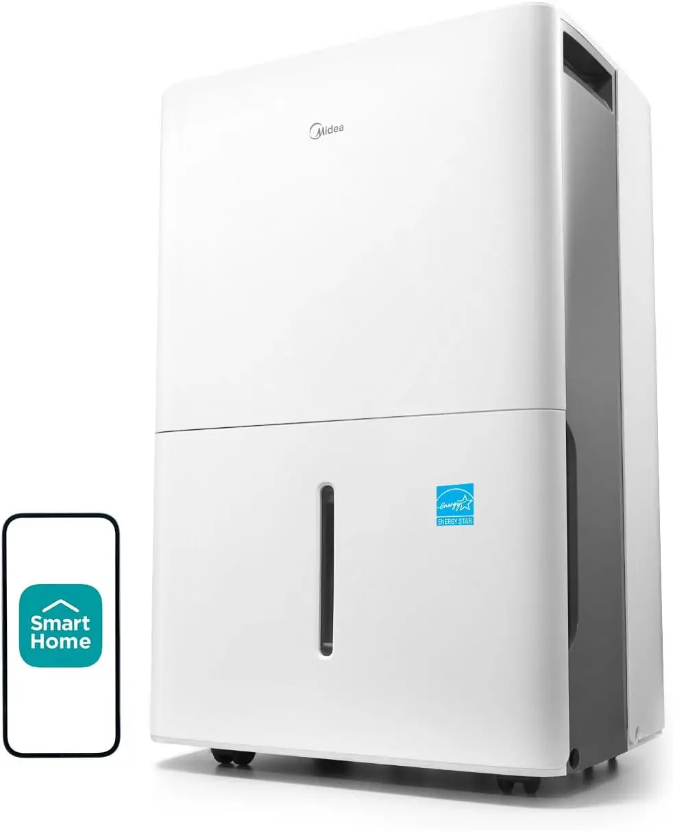 4,500 Sq. Ft. Energy Star Certified Dehumidifier With Reusable Air Filter 50 Pint 2019 DOE (Previously 70 Pint)