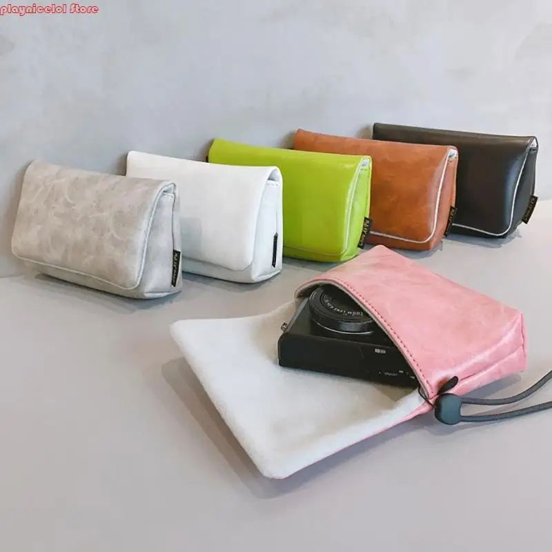 e8ba camera camera camera for ZV 1F for G7x Digital Vlog Cameras Bag Bag مع بطانة داخلية ناعمة