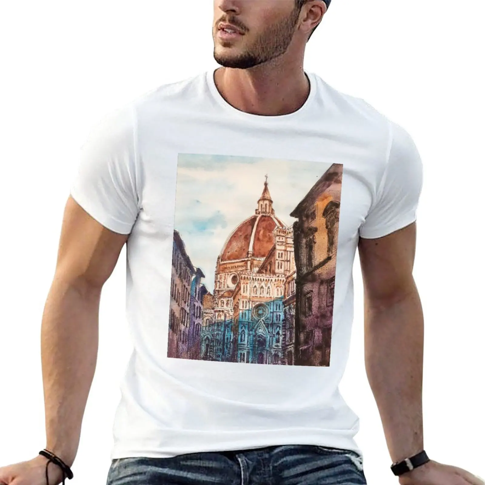 

New Brunelleschi's Dome of Florence Cathedral, Italy. T-Shirt T-shirt for a boy Men's t-shirts